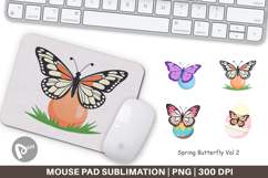Mouse Pad Spring Butterfly Product Image 1