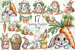 Spring Carrot Png Sublimation Product Image 1
