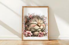 Spring Cat Clipart Product Image 3