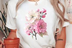 Spring Cherry Blossom Clipart Product Image 2