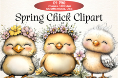 Spring Chick Clipart Product Image 1