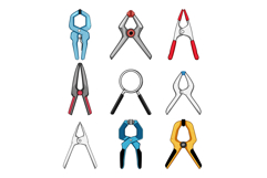Different types of spring clamp tools for gripping Product Image 1