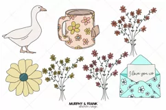 Spring Clipart Bundle Cute Spring Graphics Png Bundle