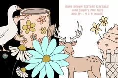 Spring Clipart Bundle Cute Spring Graphics Png Bundle