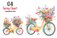 Spring Clipart Png,bright Spring Flowers Kids And Cottage Product Image 1