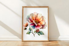 Spring Cosmos Flower Clipart Product Image 2