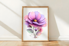 Spring Cosmos Flower Clipart Product Image 2