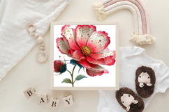 Spring Cosmos Flower Clipart Product Image 3