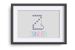 Spring Cross Stitch Color Font Product Image 5