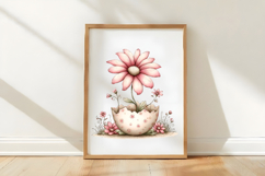 Whimsical Spring Daisy Flower Clipart Product Image 2