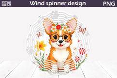 Dog Wind Spinner | Corgi Wind Spinner Product Image 1