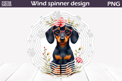 Dog Wind Spinner | Dachshund Wind Spinner Product Image 1