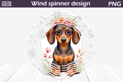 Dog Wind Spinner | Dachshund Wind Spinner Product Image 1