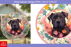 Cane Corso Baby Dog face Spring Wind spinner Sublimation Product Image 1