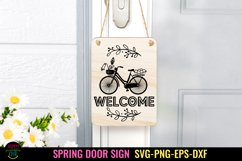 ROUND SPRING DOOR SIGN SVG I SPRING FARMHOUSE SIGN SVG I SPRING SIGN SVG I EASTER SVG