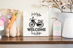 ROUND SPRING DOOR SIGN SVG I SPRING FARMHOUSE SIGN SVG I SPRING SIGN SVG I EASTER SVG