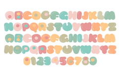 Spring Dot Color Font Product Image 3
