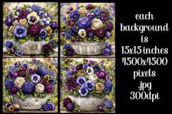 Easter Background, Spring Season Flowers Backgrounds, s4 Product Image 2