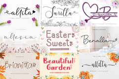 Spring Easter Font Bundle Product Image 12