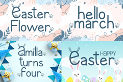 Spring Easter Font Bundle Product Image 3