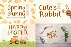 Spring Easter Font Bundle Product Image 8