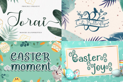 Spring Easter Font Bundle Product Image 10