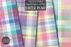 Spring, Easter Plaid Pattern Product Image 1