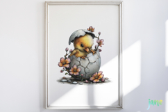 Spring Easter Watercolor Clipart Product Image 2