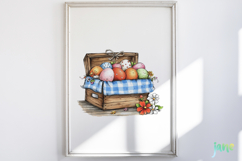 Spring Easter Watercolor Clipart Product Image 2