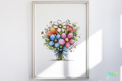 Spring Easter Watercolor Clipart Product Image 2