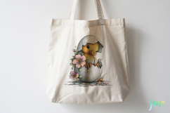 Spring Easter Watercolor Clipart Product Image 3