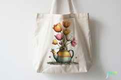 Spring Easter Watercolor Clipart Product Image 3