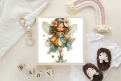 Spring Fairy Girl Clipart PNG Sublimation Product Image 3