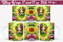 Mug wrap design | Spring Fairy mug Product Image 1