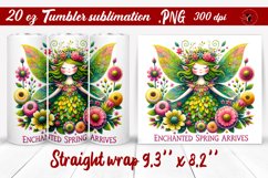Tumbler wrap | Spring Fairy Tumbler Product Image 1