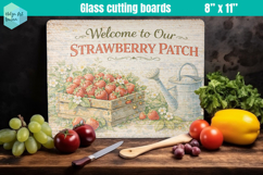 Spring Farmhouse Glass Cutting Boards Kitchen Product Image 1