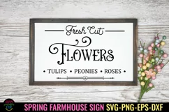 SPRING FARMHOUSE SIGN SVG I SPRING SIGN SVG I EASTER SVG