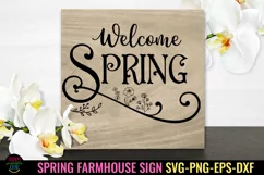 SPRING FARMHOUSE SIGN SVG I SPRING SIGN SVG I EASTER SVG