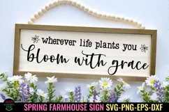 SPRING FARMHOUSE SIGN SVG I SPRING SIGN SVG I EASTER SVG