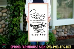 SPRING FARMHOUSE SIGN SVG I SPRING SIGN SVG I EASTER SVG