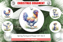 Spring Farmyard Flower Ornament Product Image 1