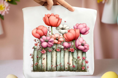 Spring Fence &amp; Flower Clipart Product Image 2