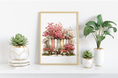 Spring Fence &amp; Flower Clipart Product Image 2