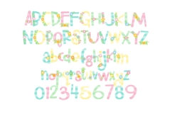 Spring Fling Color Font Product Image 3