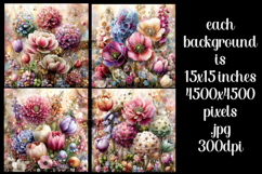 Spring Backgrounds, Spring Season Blooms Backgrounds, s7 Product Image 2