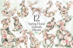 Spring Floral Animals Sublimation Bundle Product Image 1