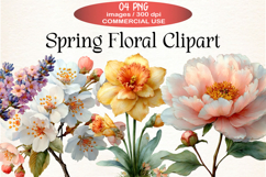Spring Floral Clipart Product Image 1
