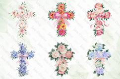 Spring Floral Cross Coquette Bow Bundle Product Image 4