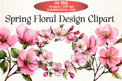 Spring Floral Design Clipart Product Image 1