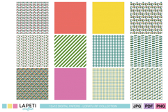 pastel flower pattern pack
